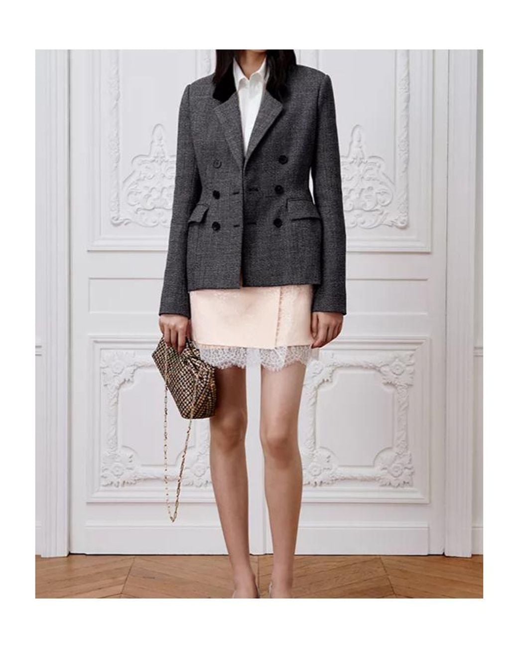 Dior Pink Wrap Miniskirt