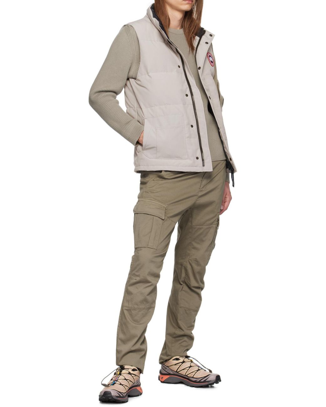 Canada Goose Gray Freestyle Down Gilet for men