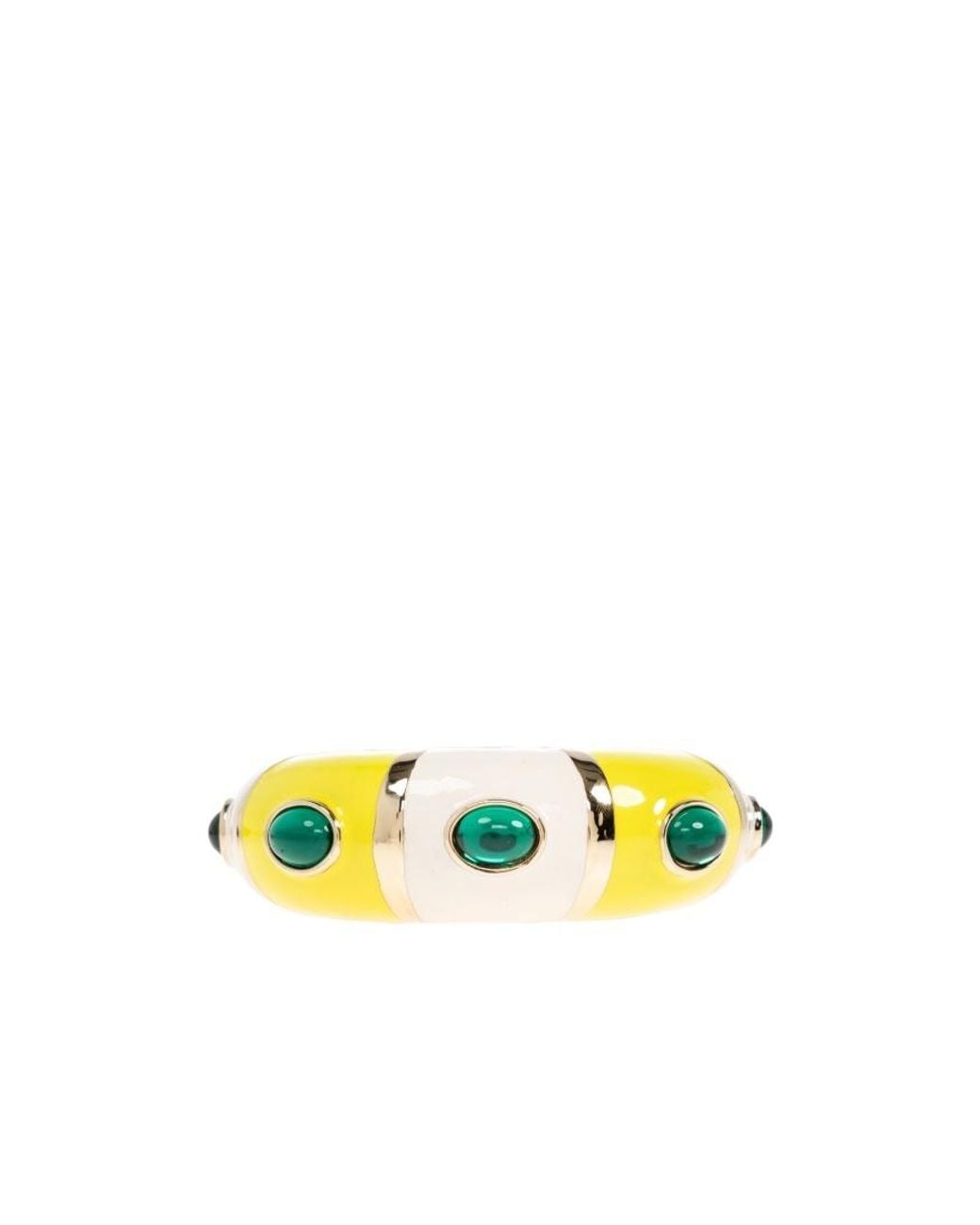 Jacquemus Yellow Embellished Bracelet