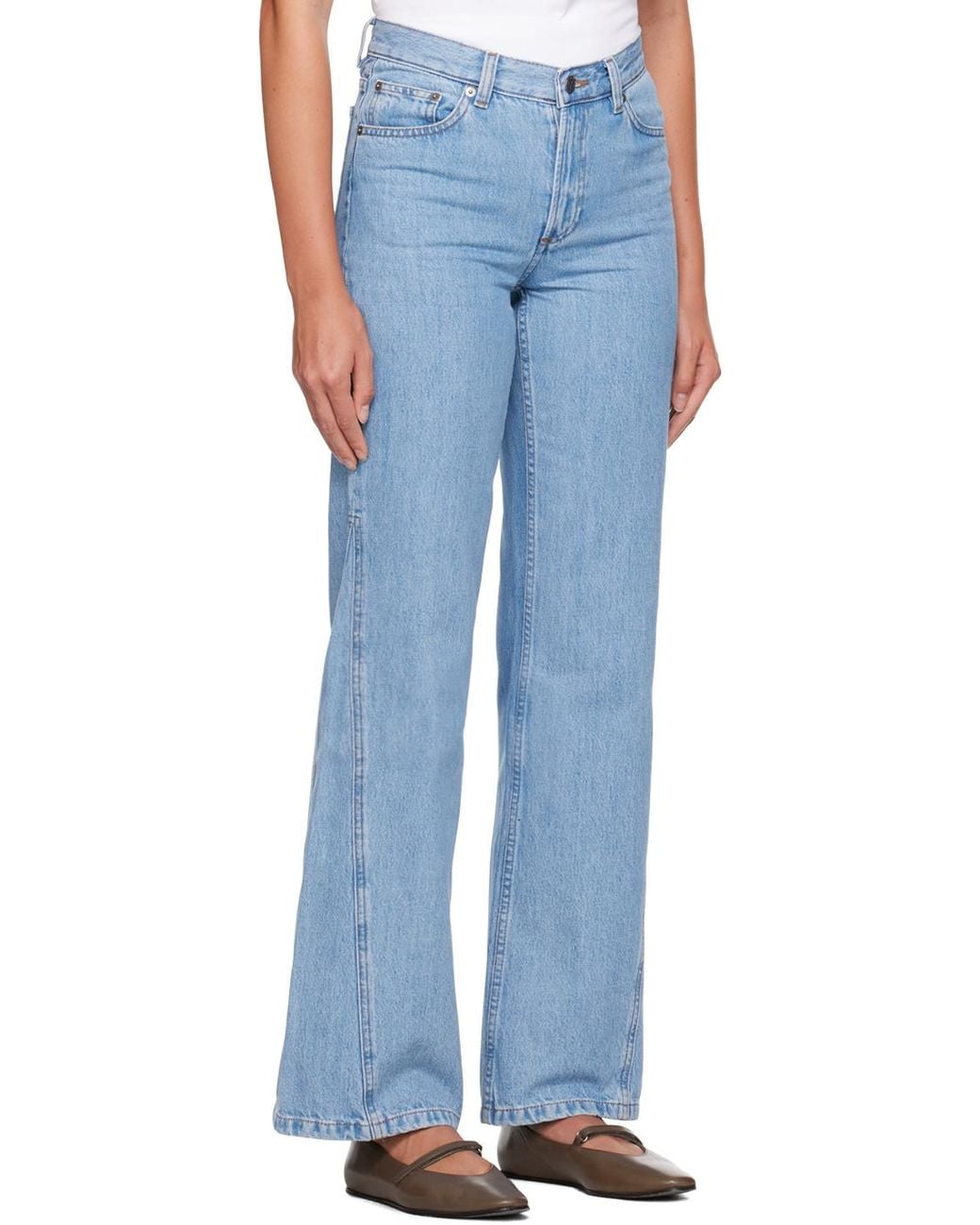 A.P.C. Blue Elle Flared-Leg Jeans