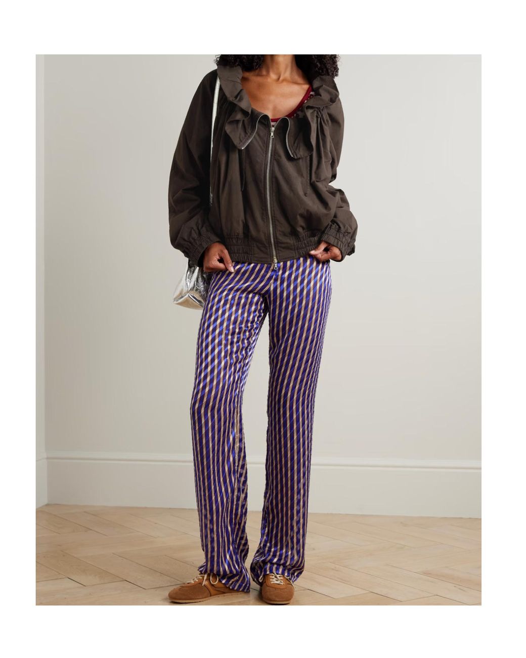 Dries Van Noten Black Ruffled Gathered Cotton-Blend Jacket