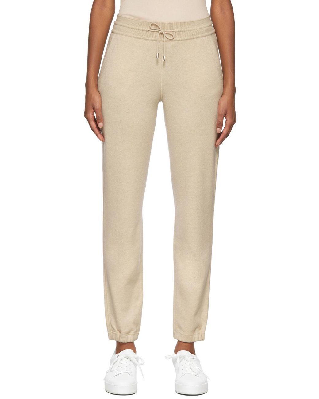 Loro Piana Natural Merano Drawstring Track Trousers