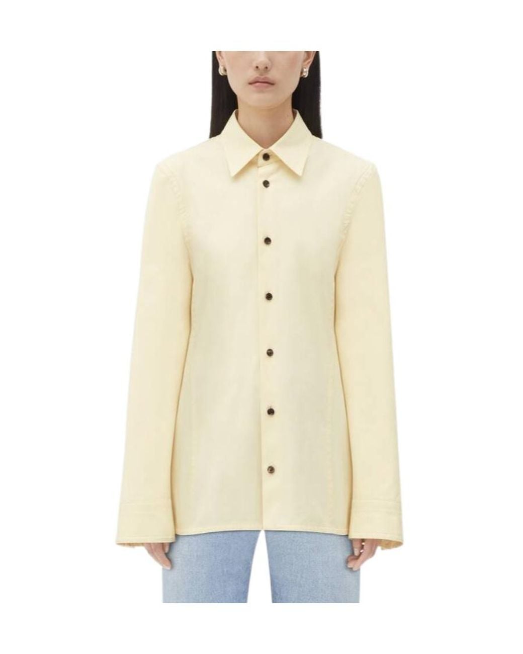Bottega Veneta Natural Storm Flap Shirt