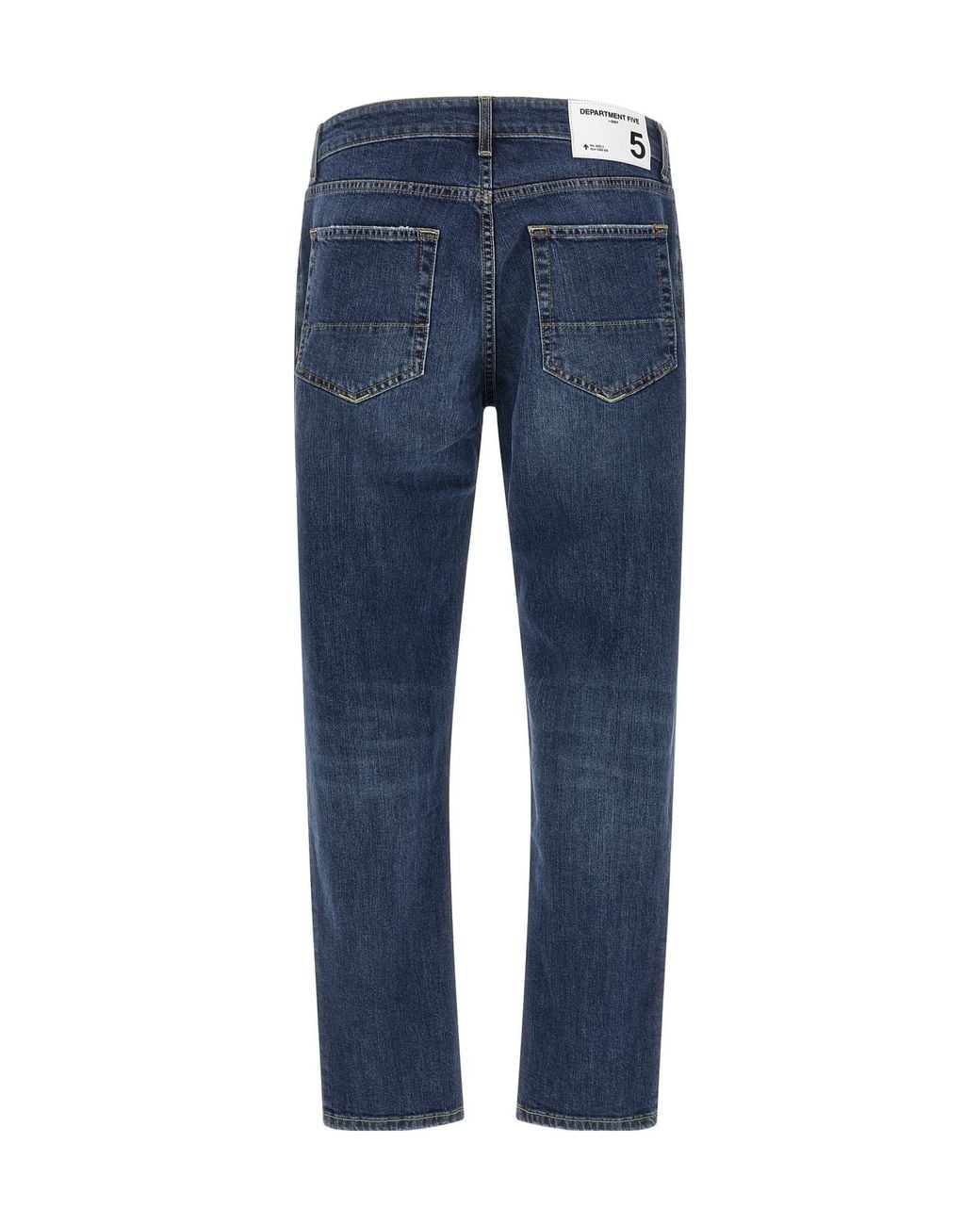 Department 5 Blue Talk Straight-Leg Jeans for men