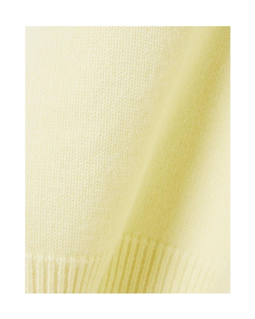 Loulou de Saison Yellow Bruzzi Cropped Wool And Cashmere-Blend Sweater
