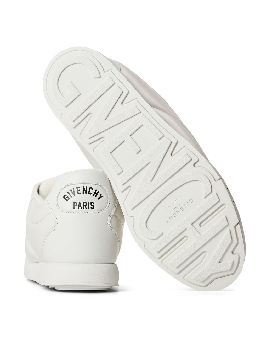 Givenchy White Solid Color Sneakers for men