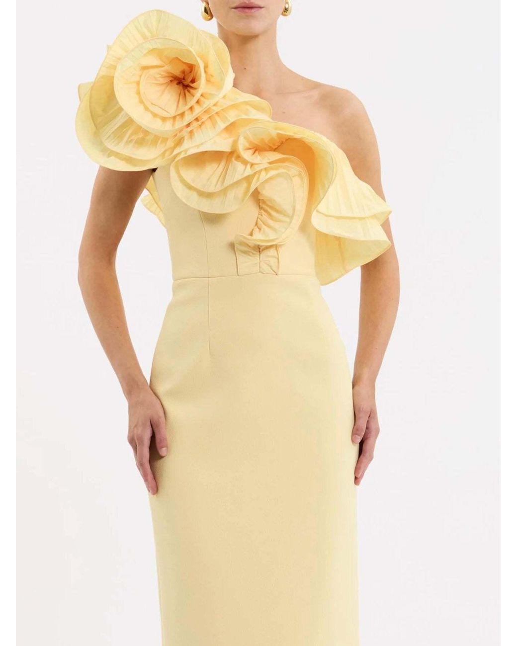 Rebecca Vallance Metallic Lulu Gown Dress
