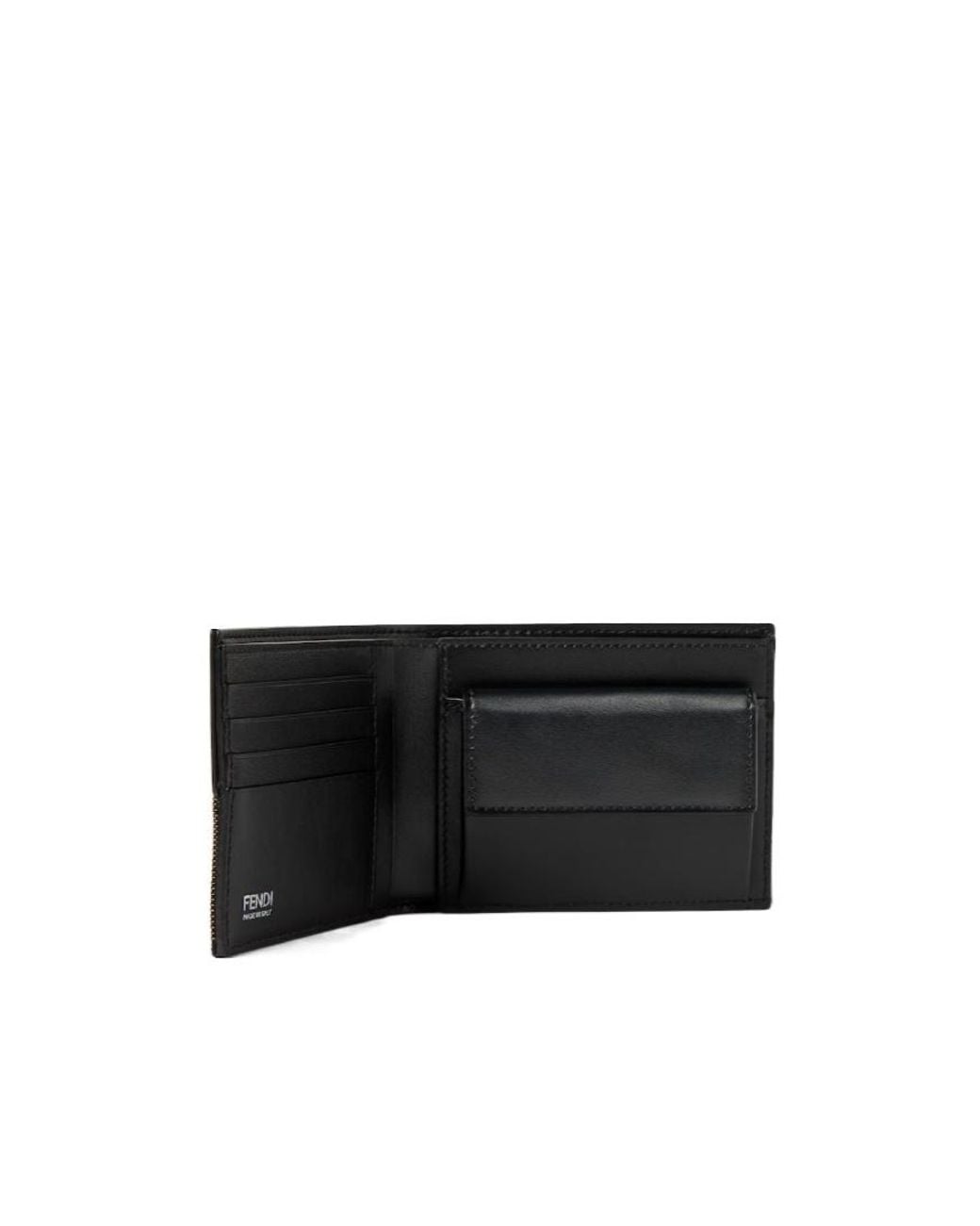 Fendi Black Vit Grace Bi-Fold Wallet for men