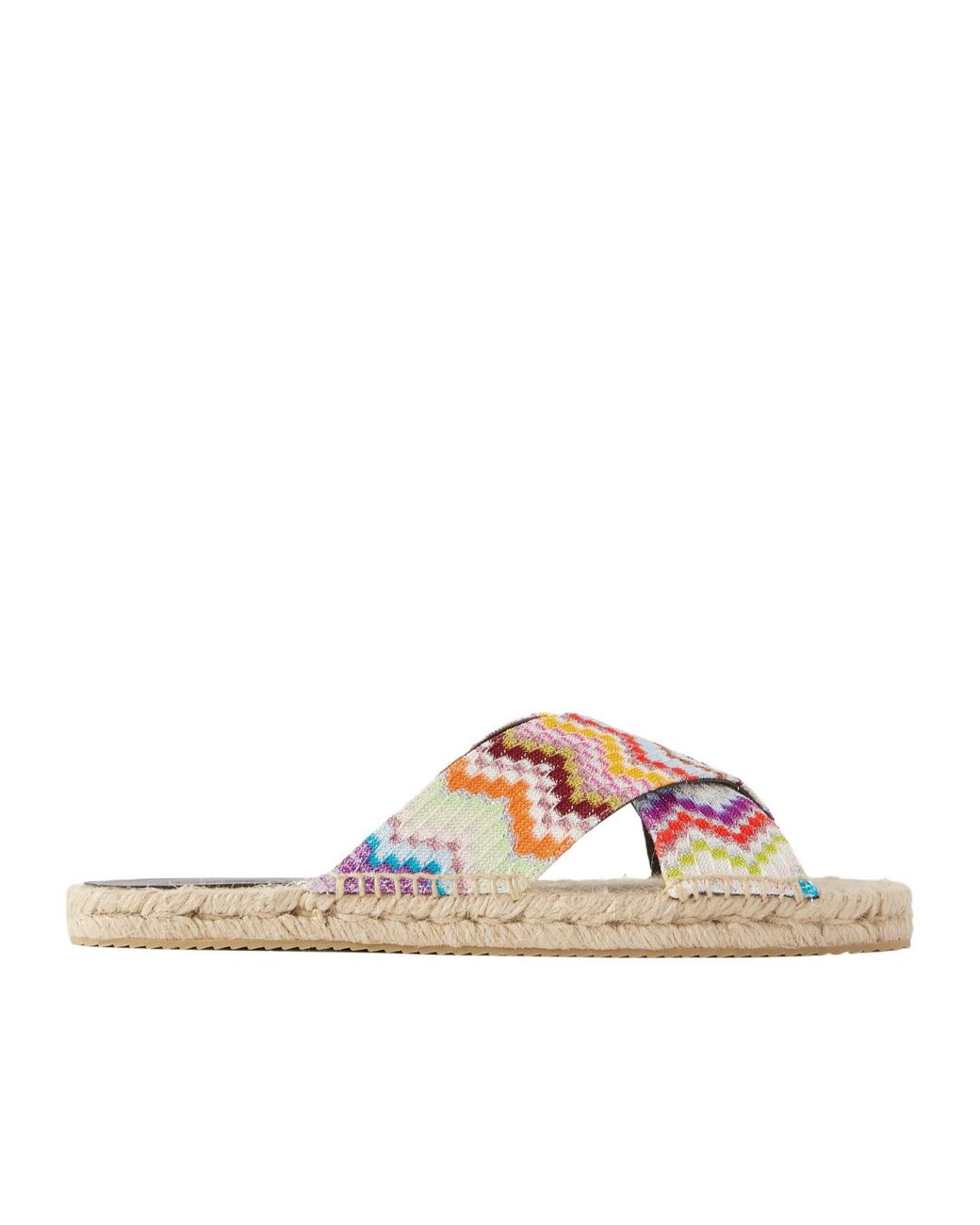 Missoni Multicolor Striped Woven Espadrilles