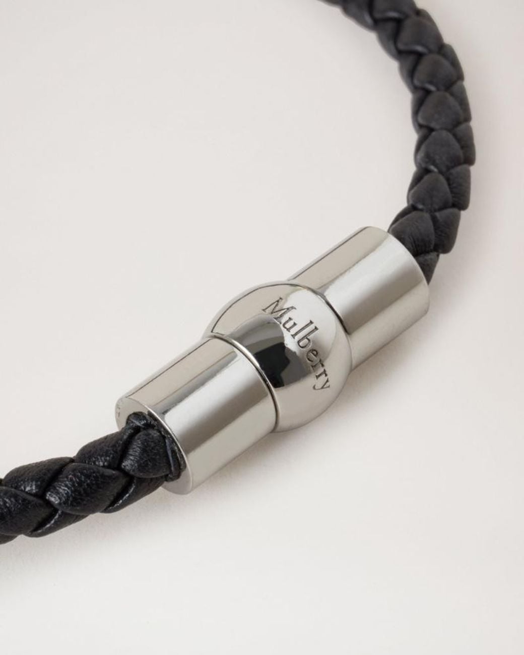 Mulberry Metallic Bijoux Braided Bracelet for men