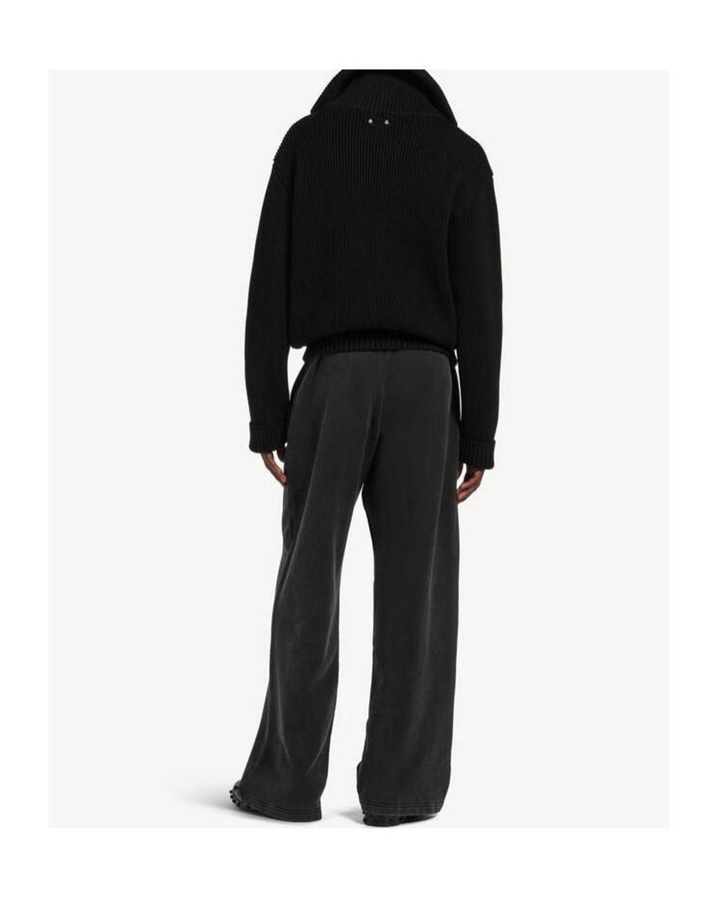 Balenciaga Black Oversized Baggy Sweatpants for men