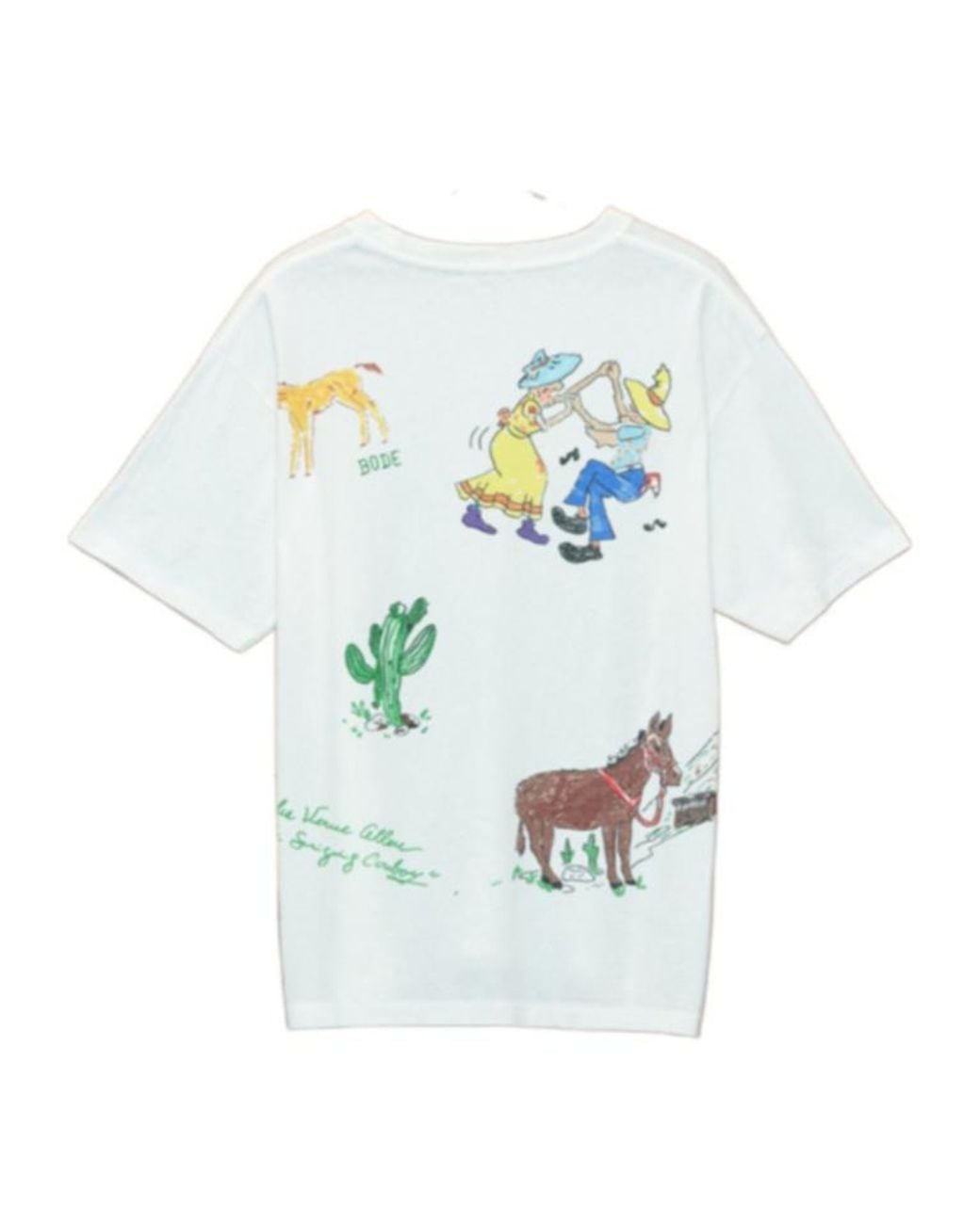 Bode Blue River City Graphic-Print T-Shirt for men