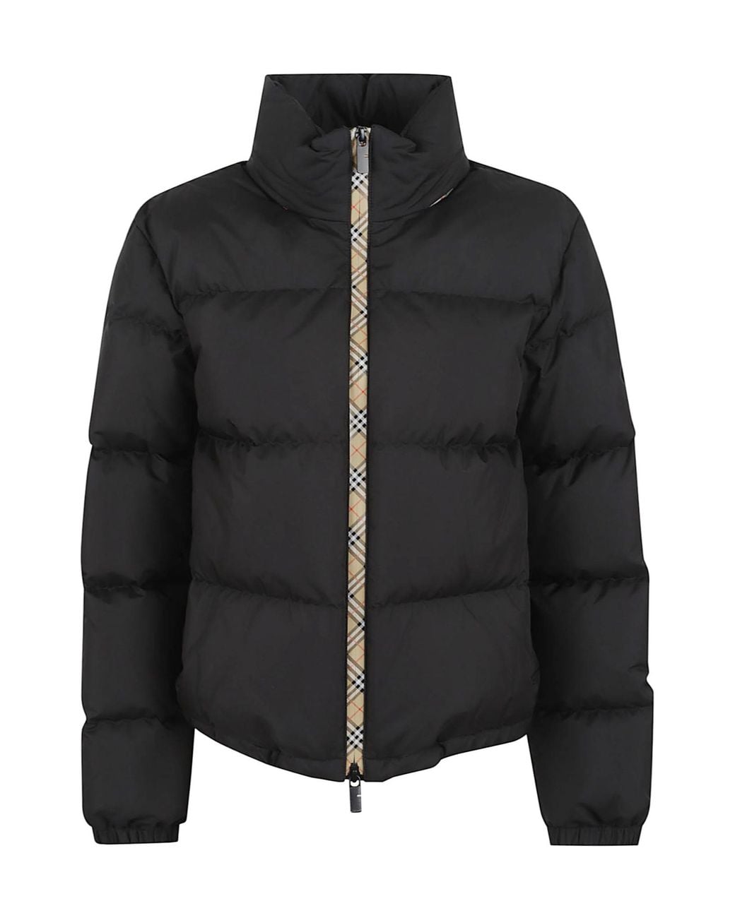 Burberry Black High-Neck Puffer Jacket