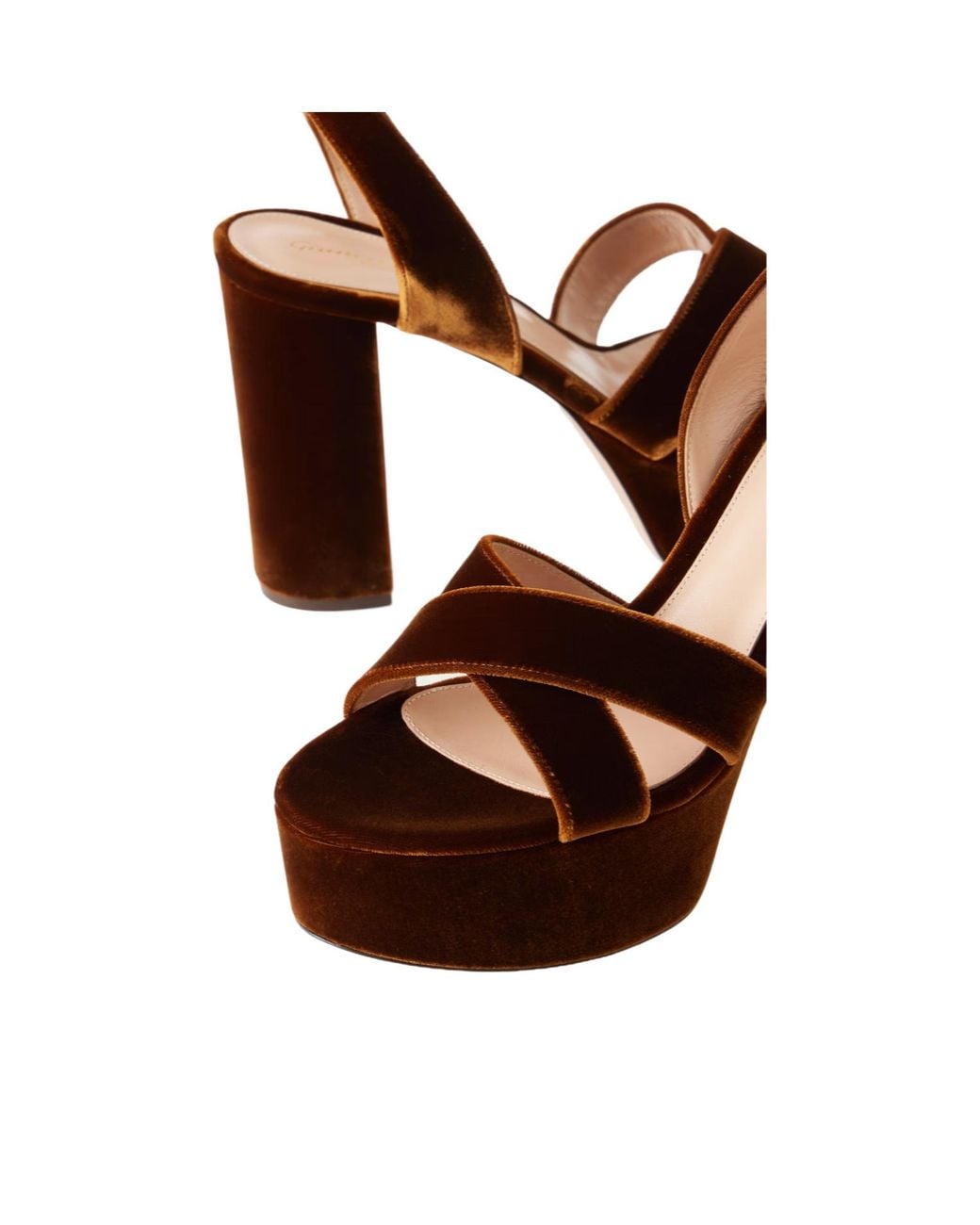 Gianvito Rossi Brown Platform Sandals