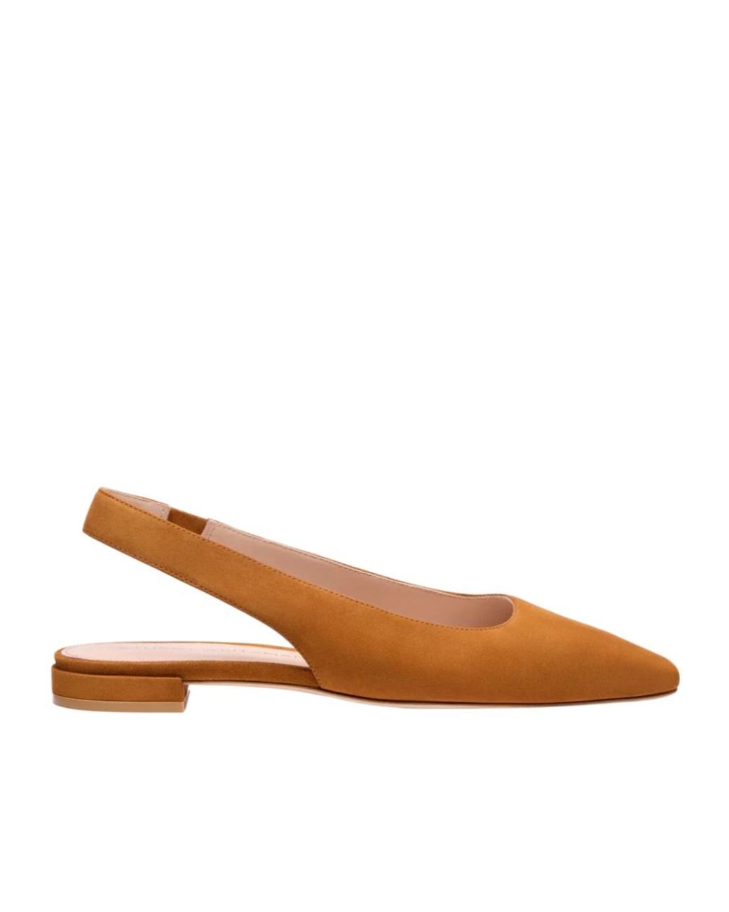 Stuart Weitzman Brown Stassi Slingback