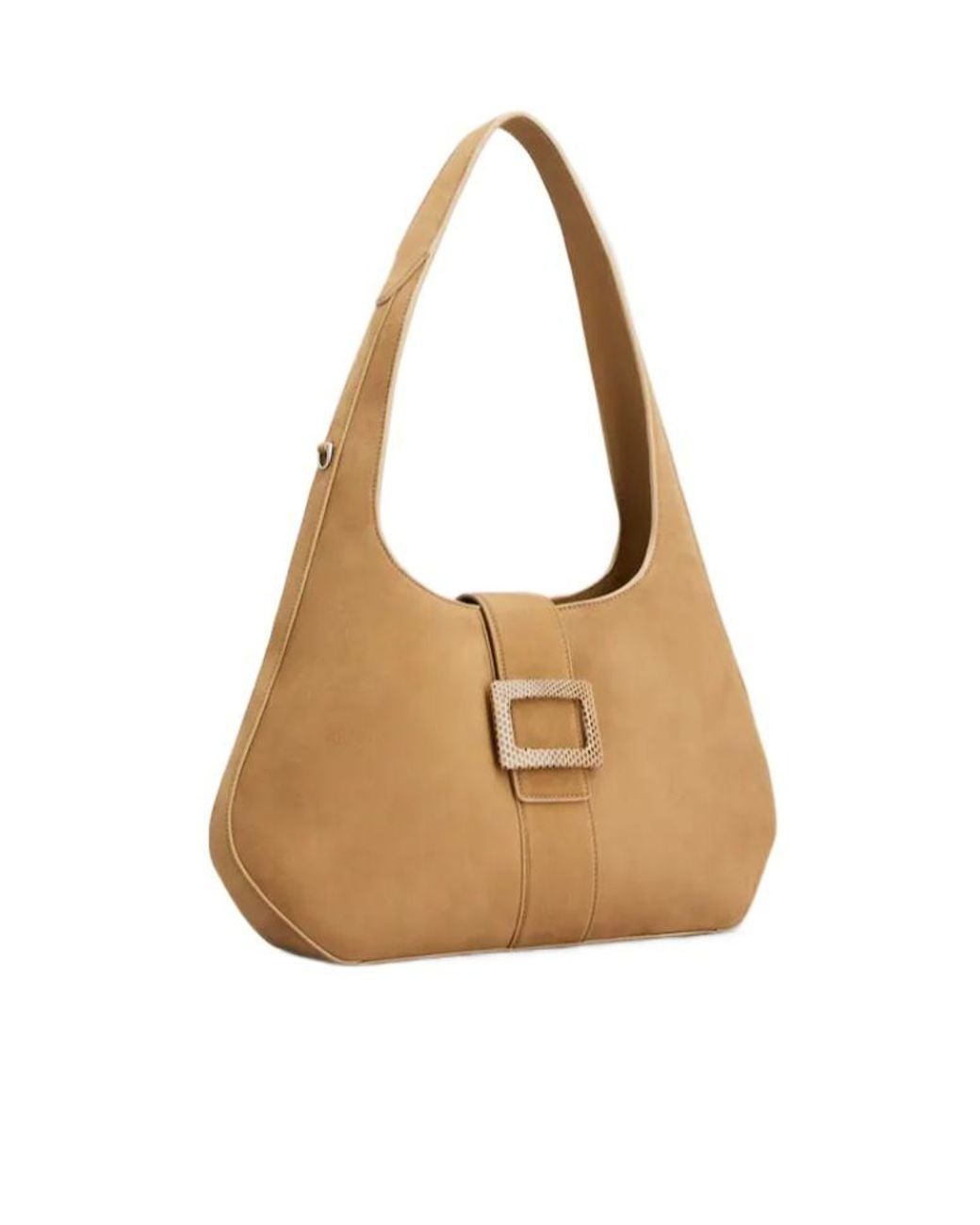 Roger Vivier Natural Belle Vivier Small Hobo Shoulder Bag