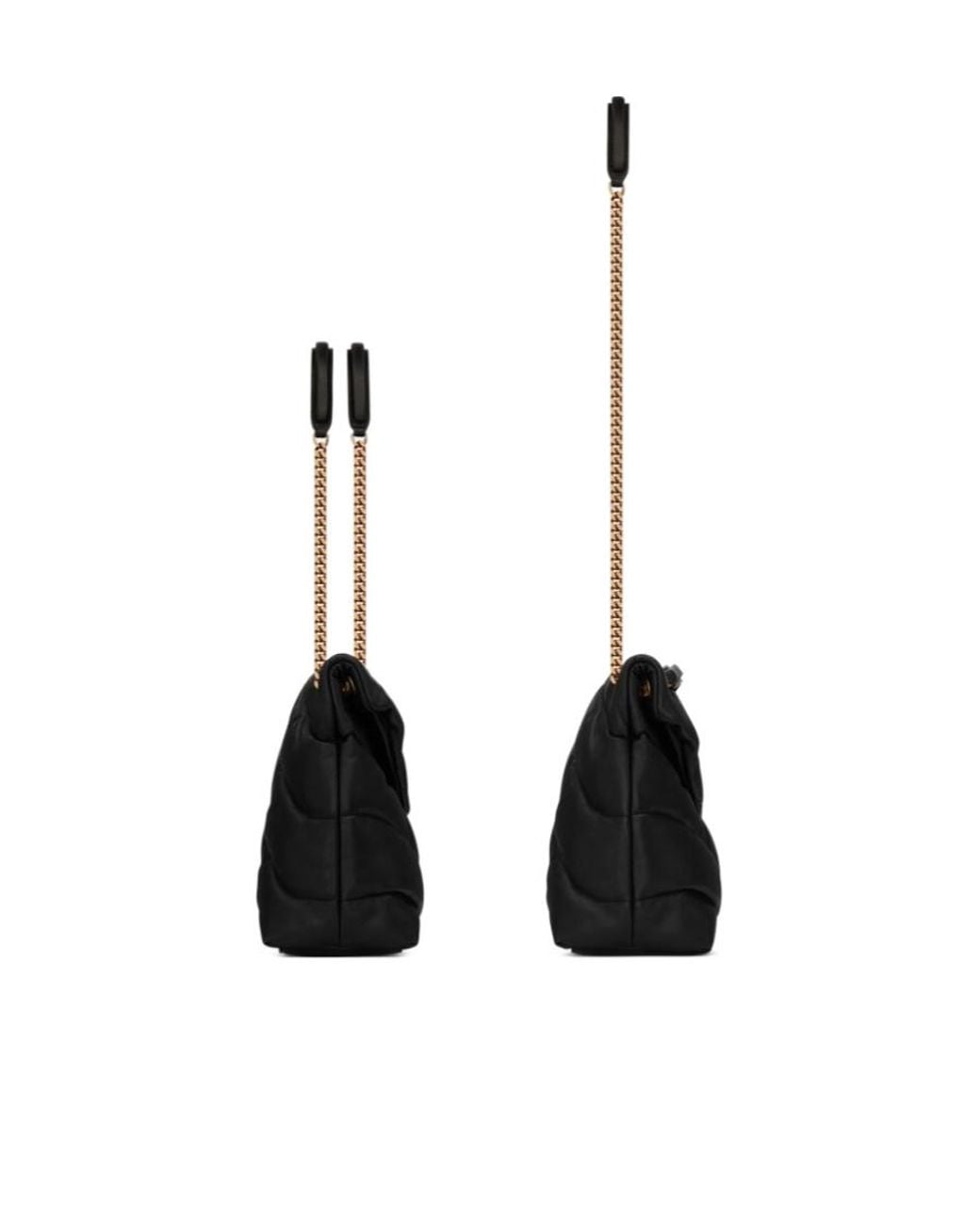 Saint Laurent Black Puffer Medium Shoulder Bag