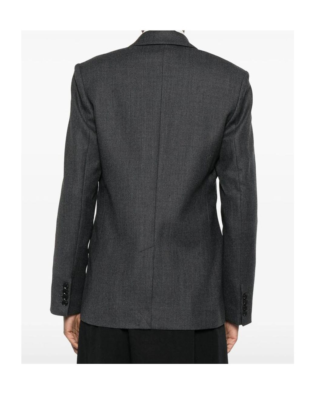 Anine Bing Gray Ross Single Breasted Blazer