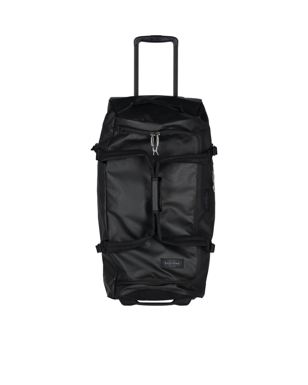 Eastpak Black Duffle Pack Wheel Tarp Luggage for men