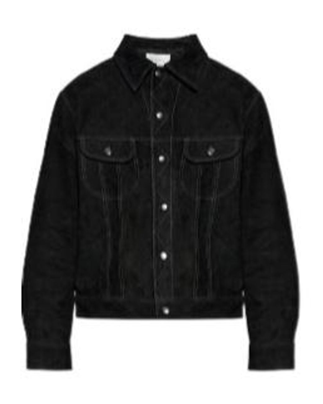 Studio Nicholson Black Boston Suede Jacket for men