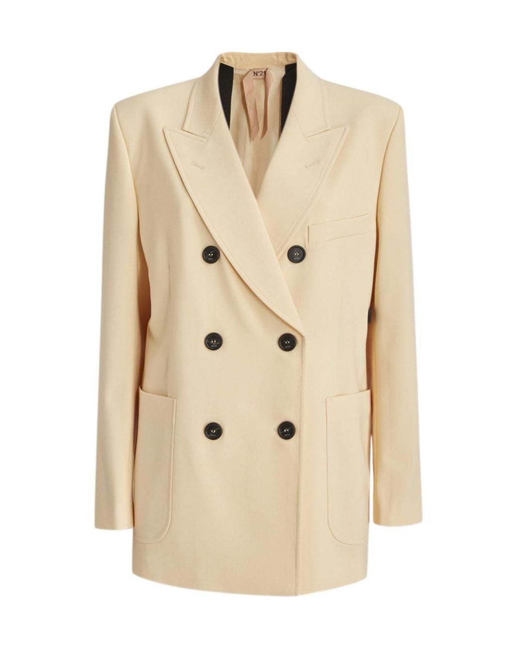 N°21 Natural Double-Breasted Blazer