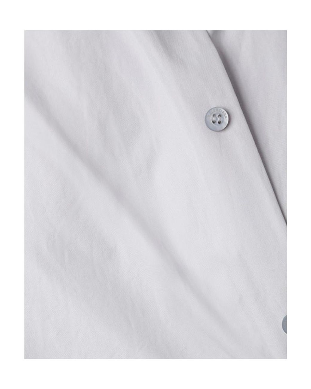 Balenciaga White Cotton Wrapped Shirt