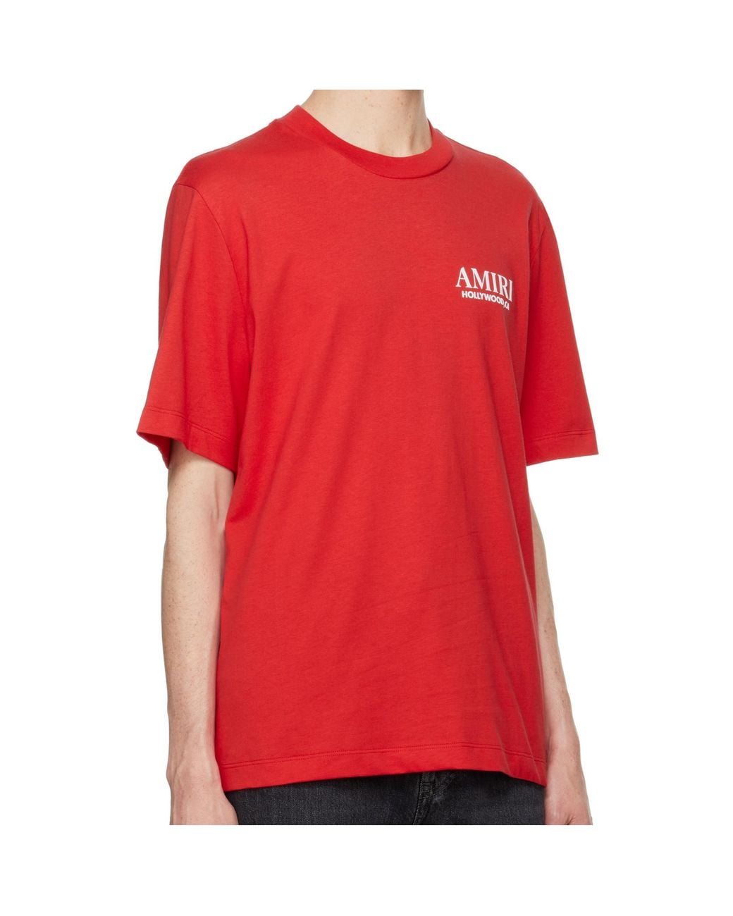 Amiri Red Short-Sleeved T-Shirt for men