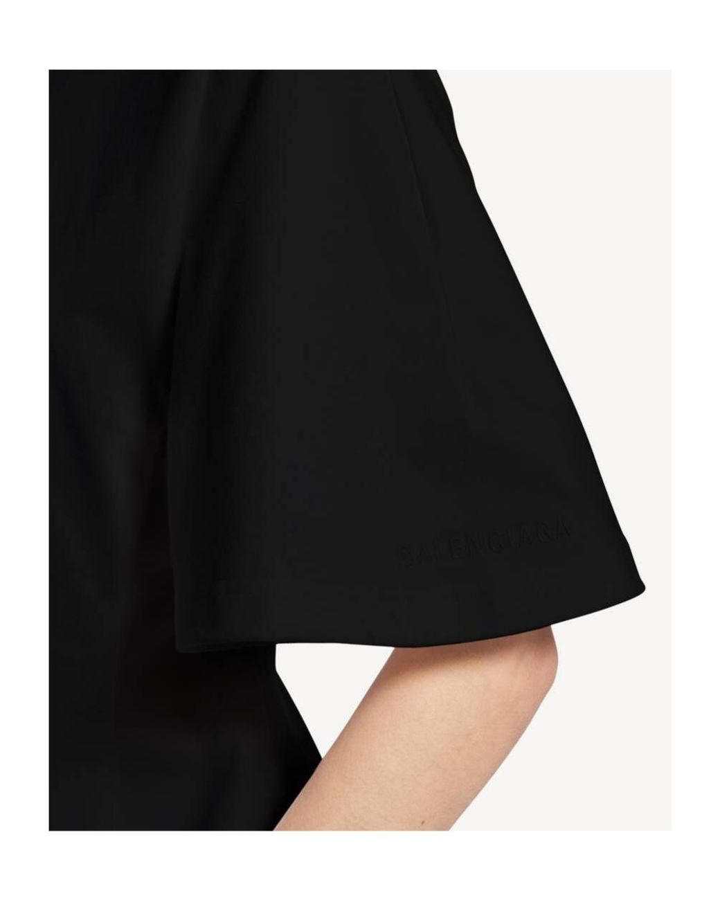 Balenciaga Black Shaped T-Shirt