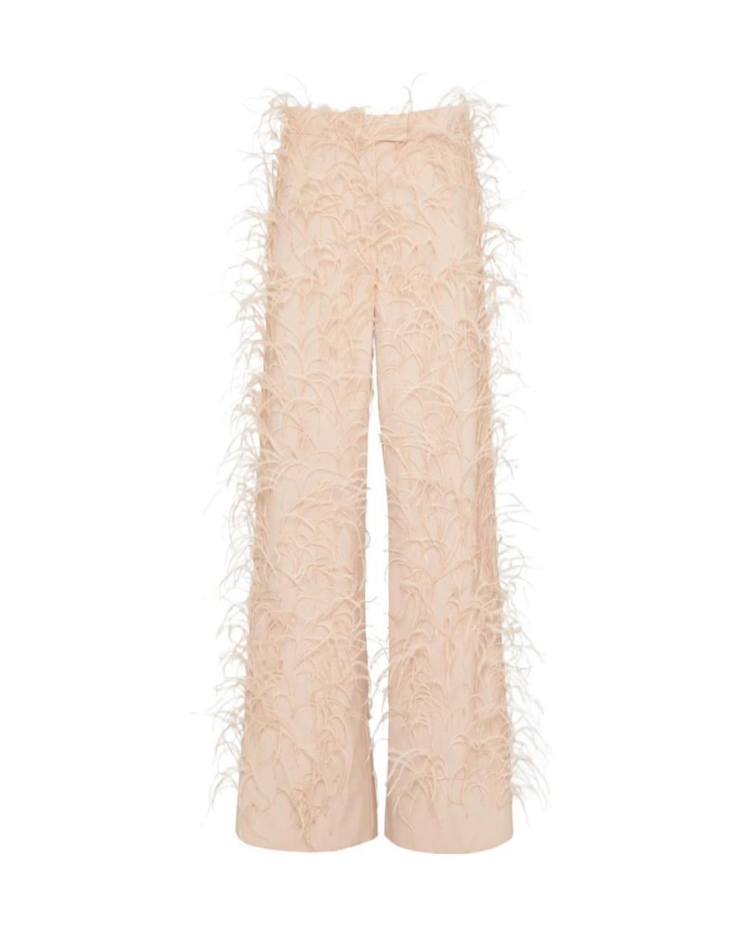 Valentino Natural Dry Tailoring Wool Embroidered Trousers