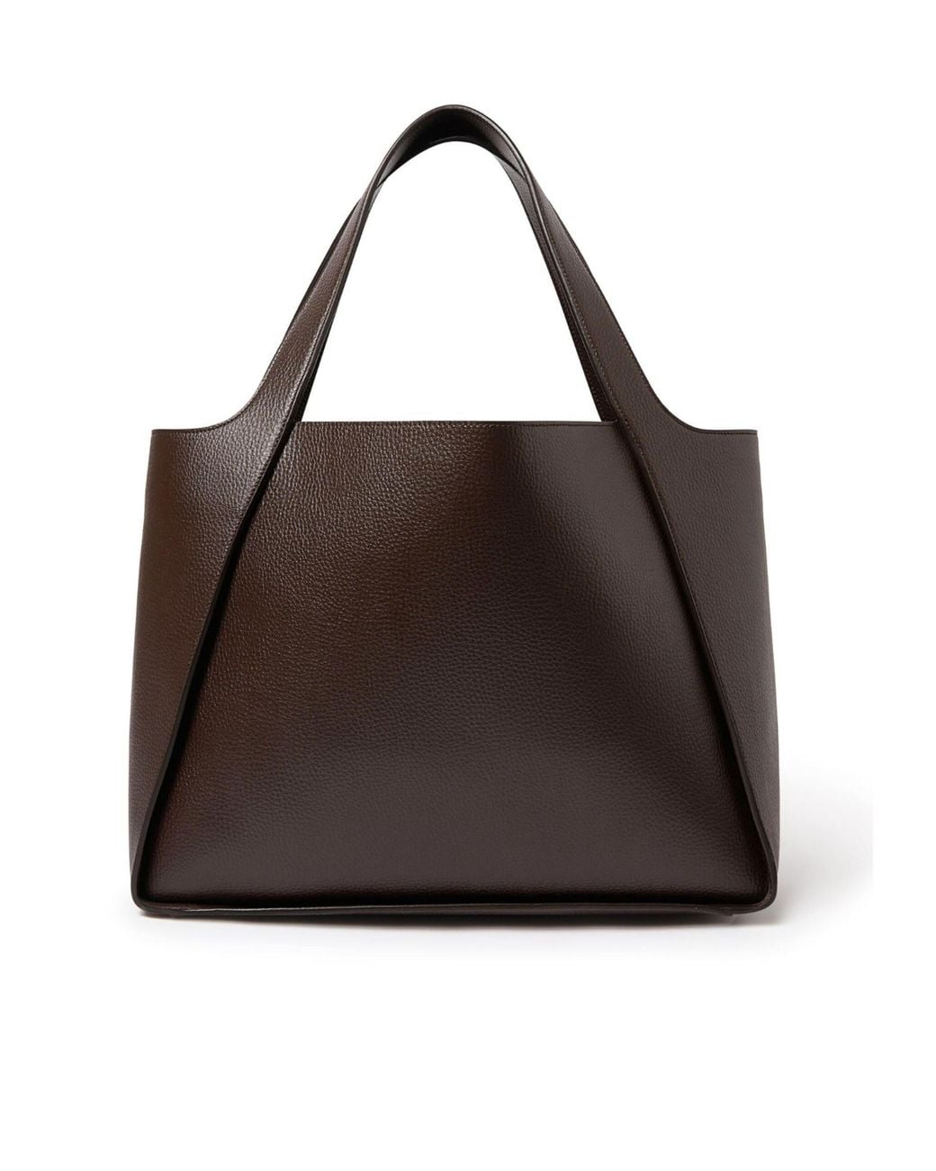 Stella McCartney Brown Logo Tote Bag