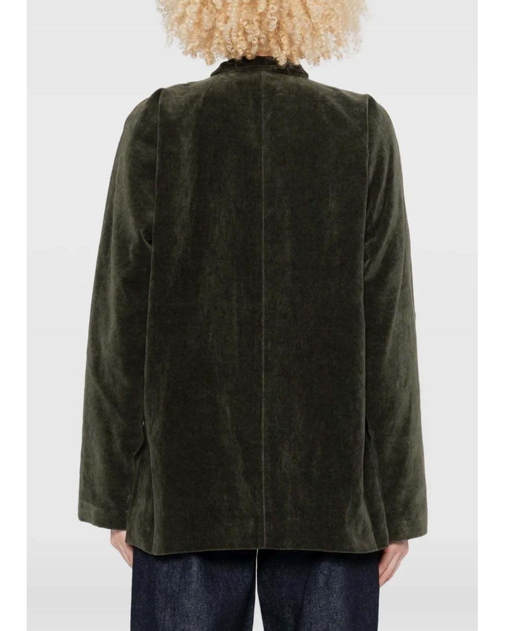 Uma Wang Green Long Sleeve Casual Jacket