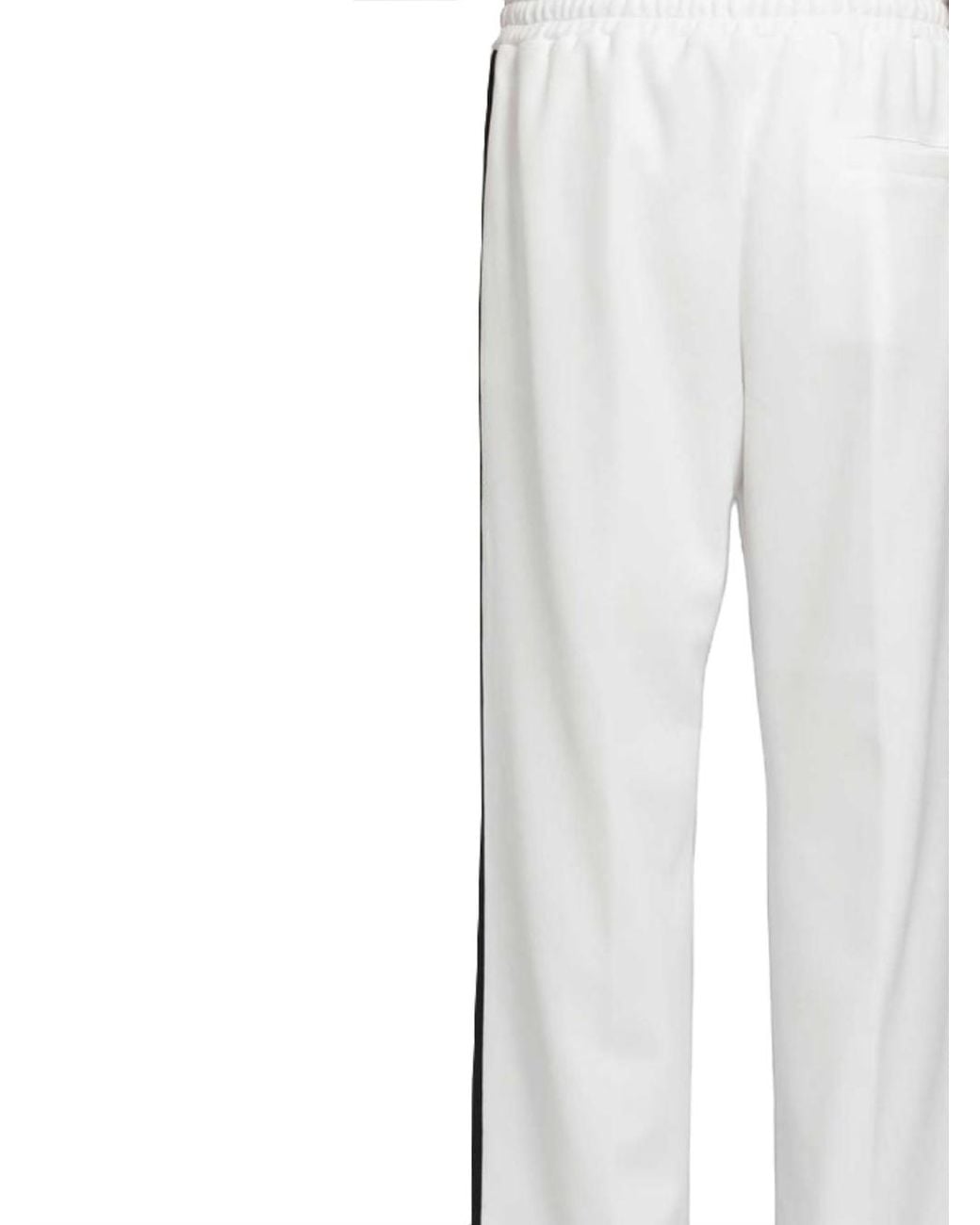 Céline White Elastic-Waist Casual Trousers for men