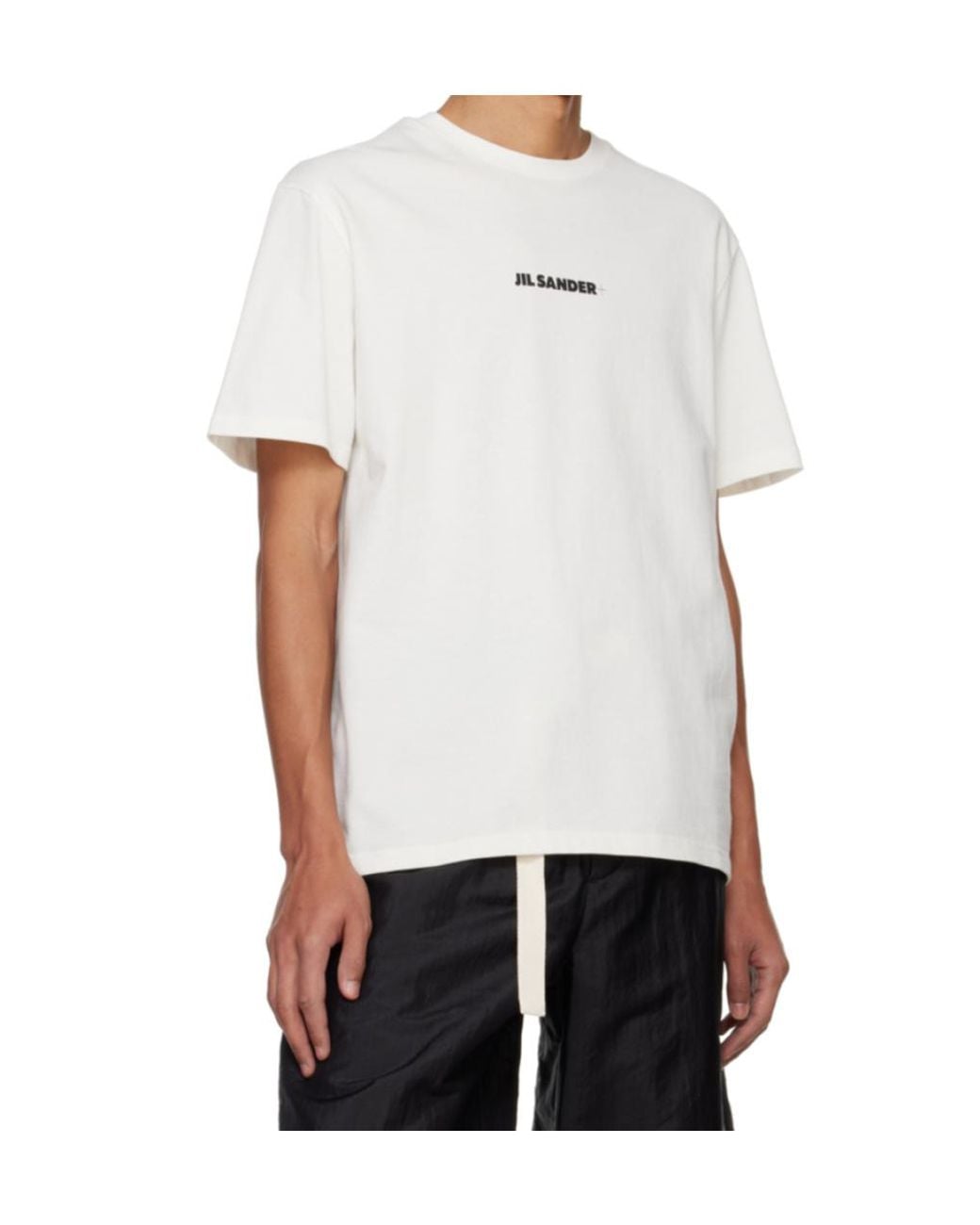 Jil Sander White Crewneck T-Shirt for men