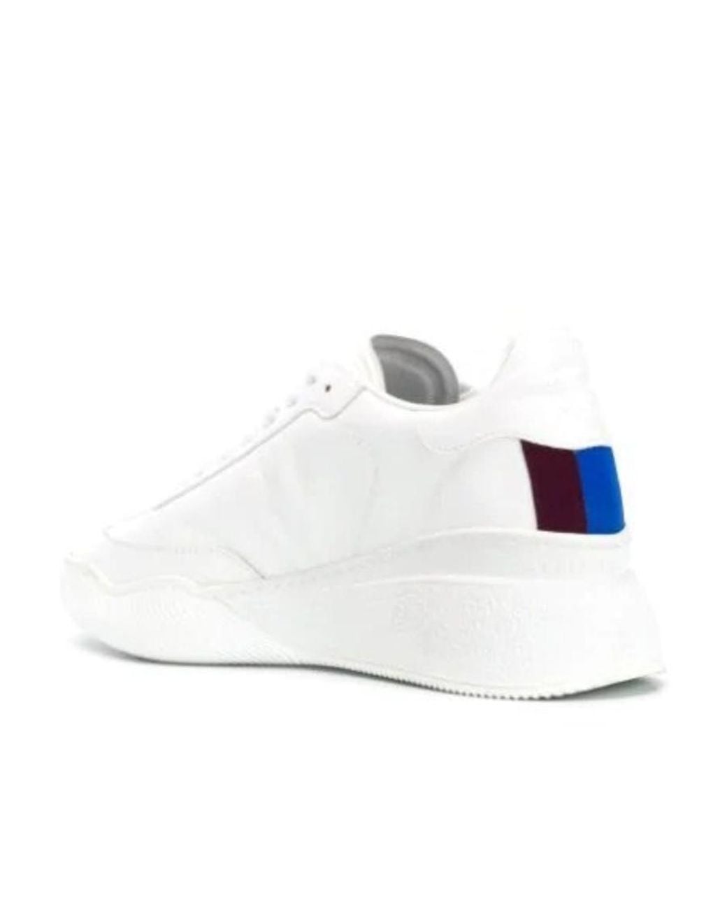Stella McCartney White Loop Lace-Up Sneakers