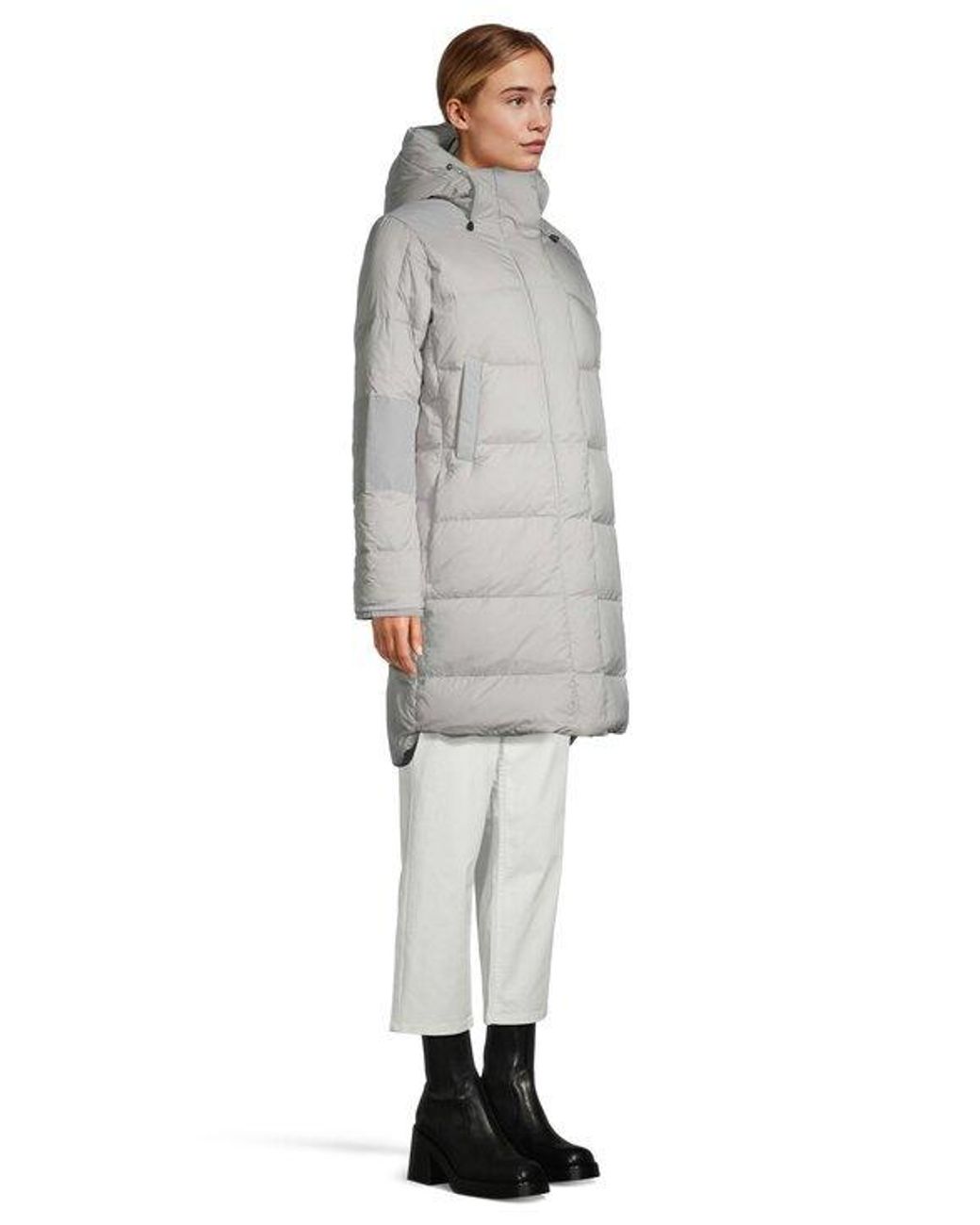 Canada Goose Gray Alliston Hooded Down Jacket