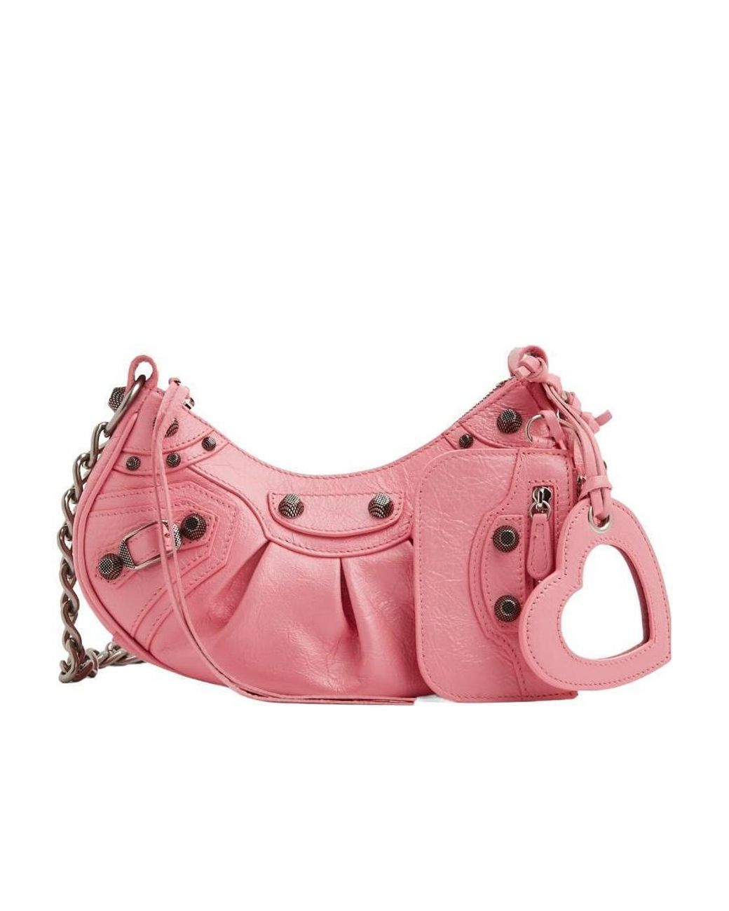 Balenciaga Pink Xs Le Cagole Crossbody Bag