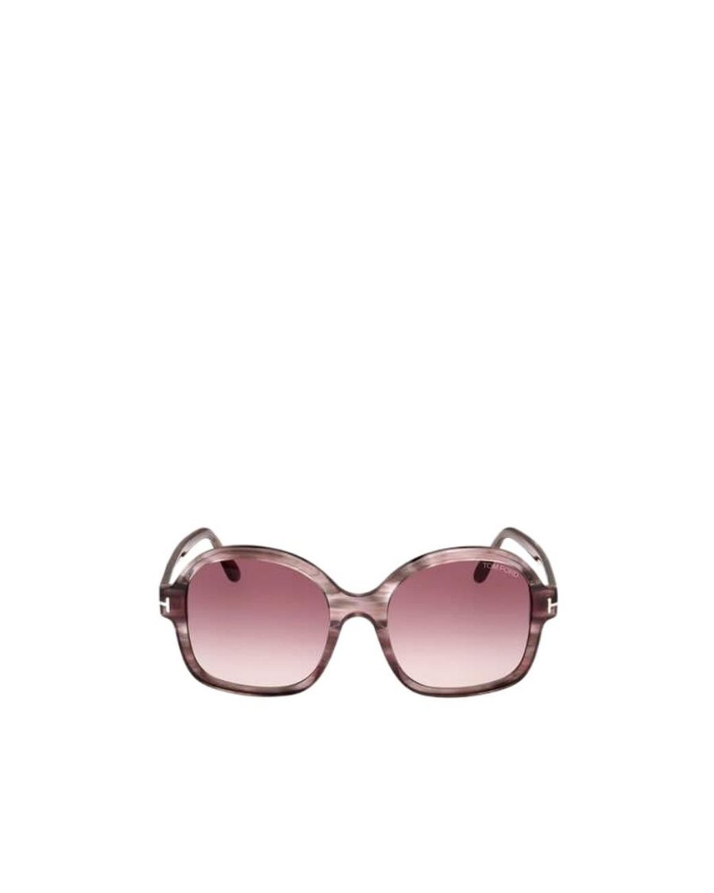 Tom Ford Pink Logo Sunglasses