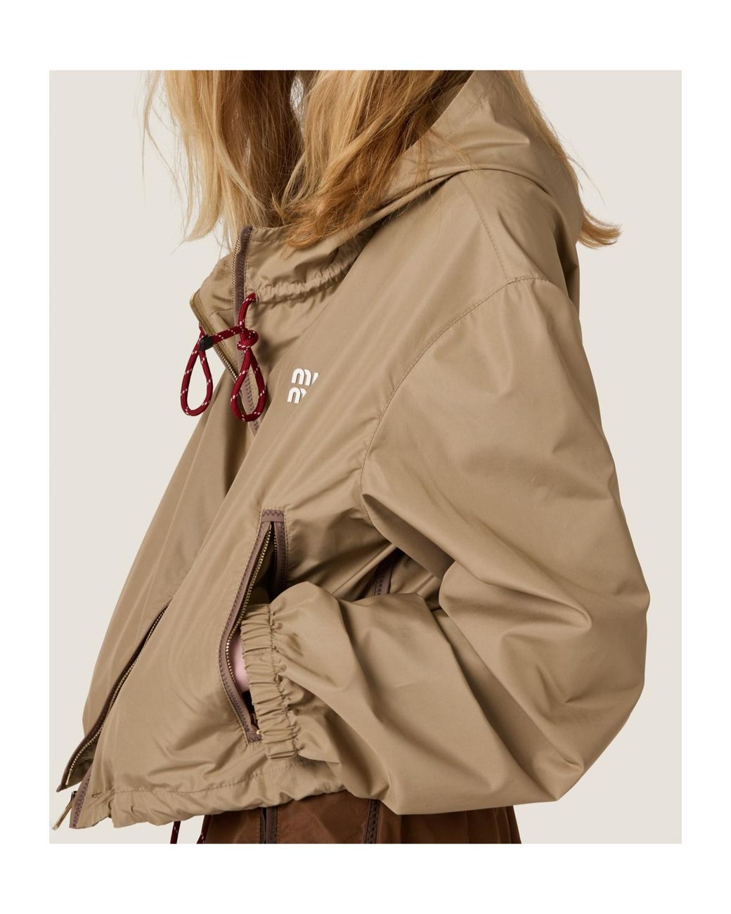 Miu Miu Natural Polyester Jacket