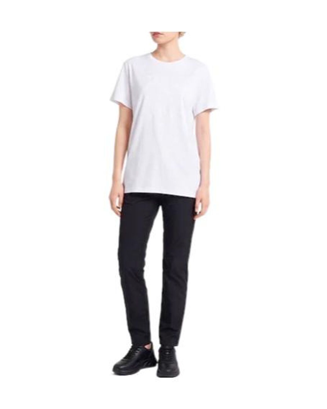 Max Mara White Solidcolor Tshirt