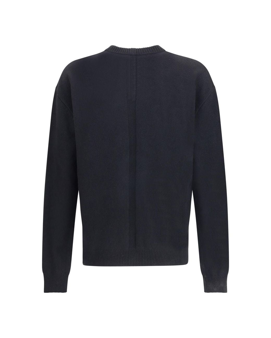 Rick Owens Blue Round Neck Knitted Top for men