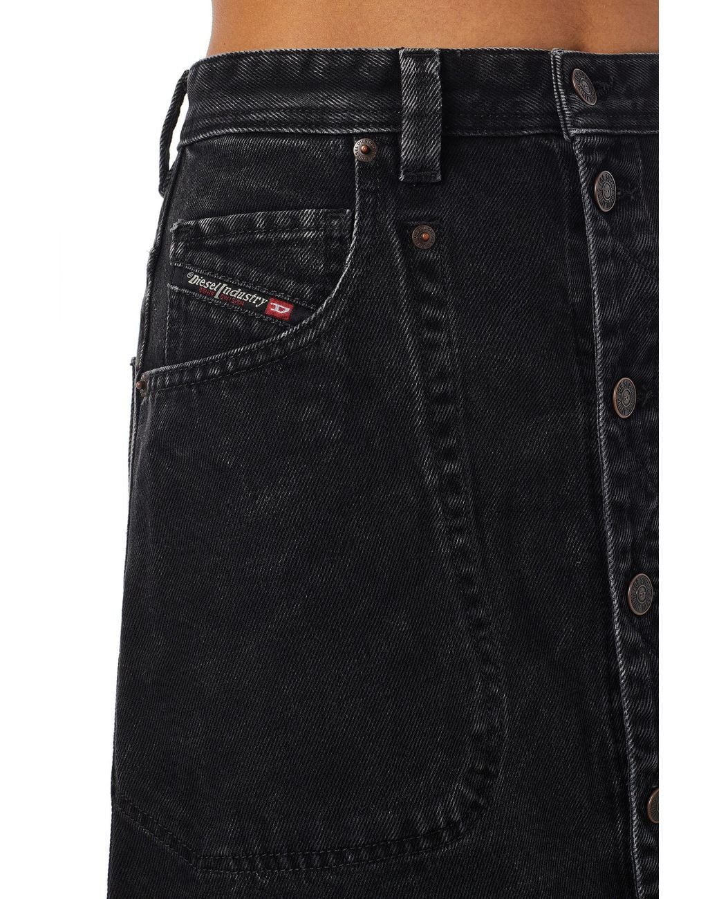 DIESEL Blue A-Line Denim Skirt