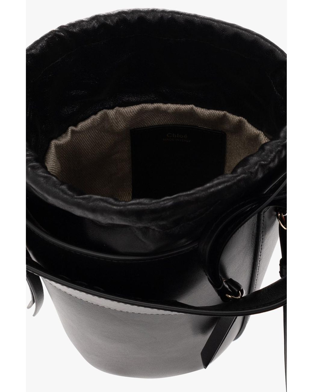 Chloé Black Chloé Drawstring Bucket Bag