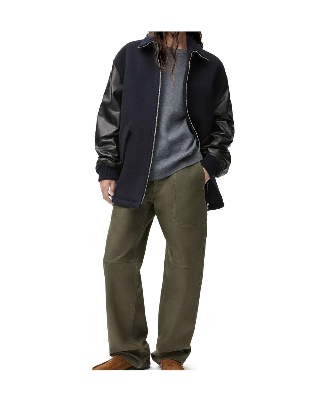 Loewe Blue Hybrid Jacket for men