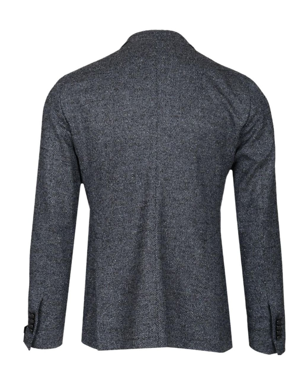 Tagliatore Blue Double-Breasted Tailored Blazer for men