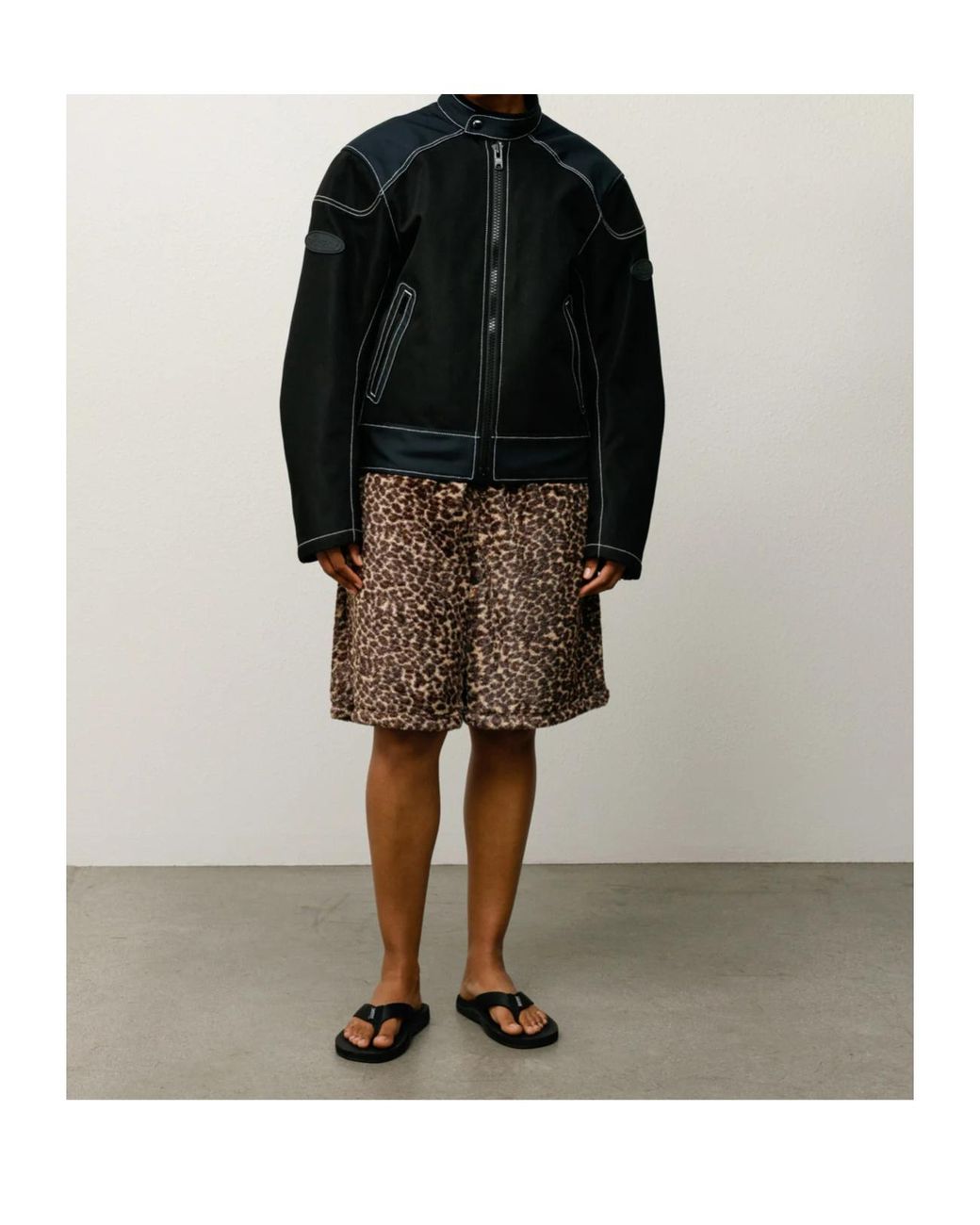 Stussy Brown Leopard Short for men