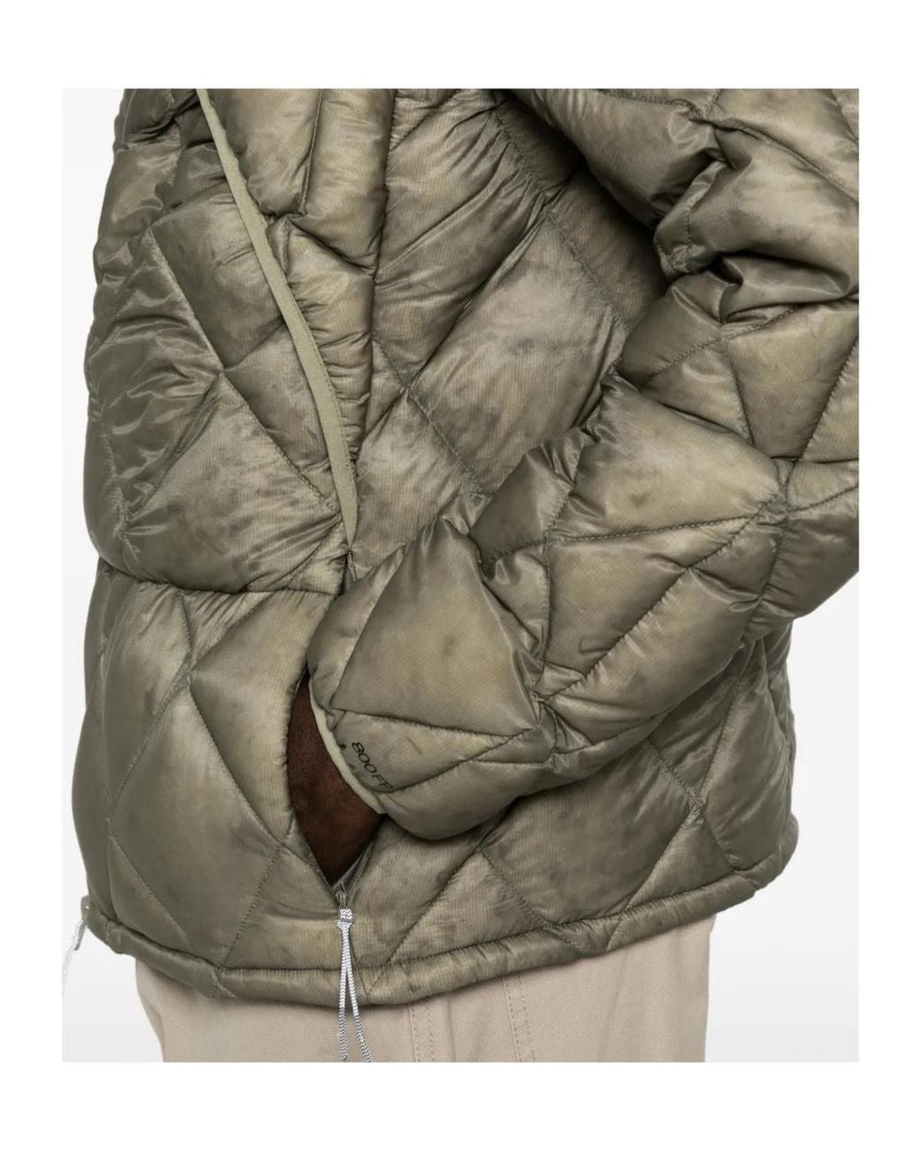 Roa Green Nuna 800 Quilted Down Jacket for men