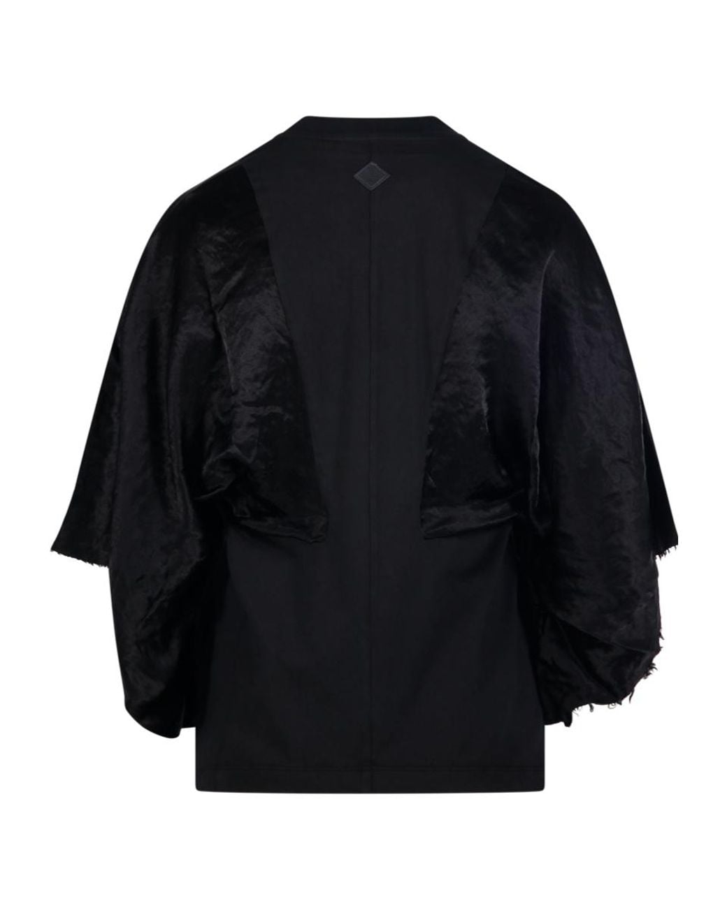 Haikure Blue Flynn Draped Sleeve T-Shirt