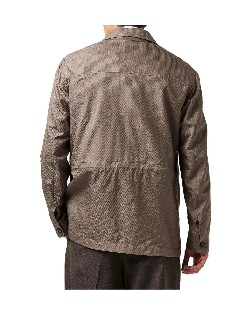 Brioni Brown Classic Button Blazer for men
