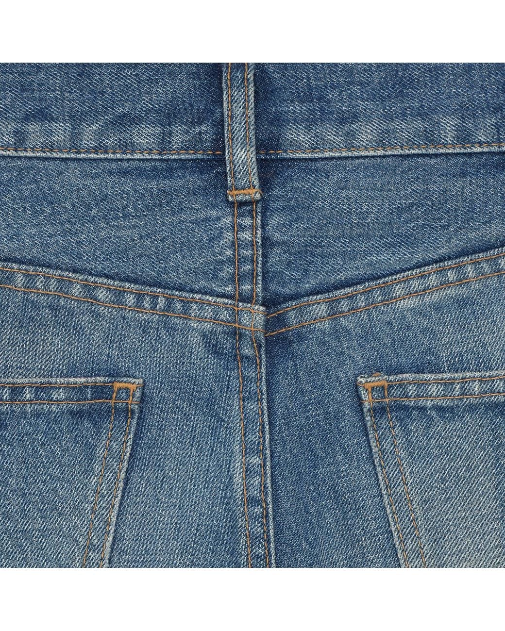 Céline Blue Union Wash Slim Denim Jeans