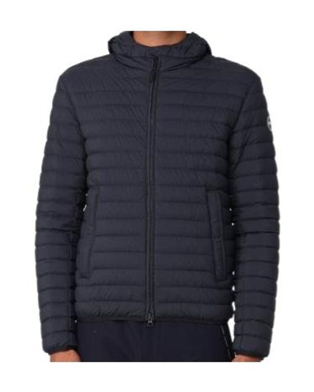 Colmar Blue Hooded Quilted Jacket for men